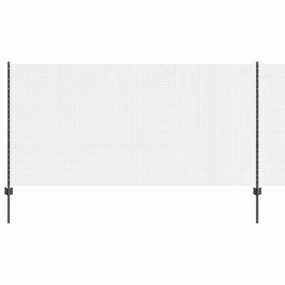 Recinzione Vidaxl con palo grigio 1,2 x 10 m in acciaio e PVC