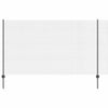 Valla vidaxl con poste gris 1,4 x 10 m acero y PVC