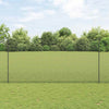 Recinzione Vidaxl con palo grigio 1,6 x 10 m in acciaio e PVC