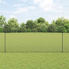 Valla vidaxl con poste gris 1,6 x 10 m acero y PVC