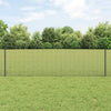 Valla vidaxl con poste gris 0,6 x 25 m acero y PVC