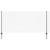 Valla vidaxl con poste gris 1,2 x 25 m acero y PVC