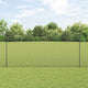 Recinzione Vidaxl con palo grigio 1,6 x 25 m in acciaio e PVC
