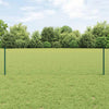 Valla vidaxxl con poste verde 0,5 x 10 m acero y PVC