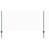 Recinzione Vidaxxl con palo verde 1 x 10 m in acciaio e PVC