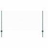 Valla vidaxxl con poste verde 1 x 10 m acero y PVC