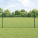 Recinzione Vidaxxl con palo verde 1,2 x 10 m in acciaio e PVC