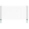 Valla vidaxxl con poste verde 1,2 x 10 m acero y PVC