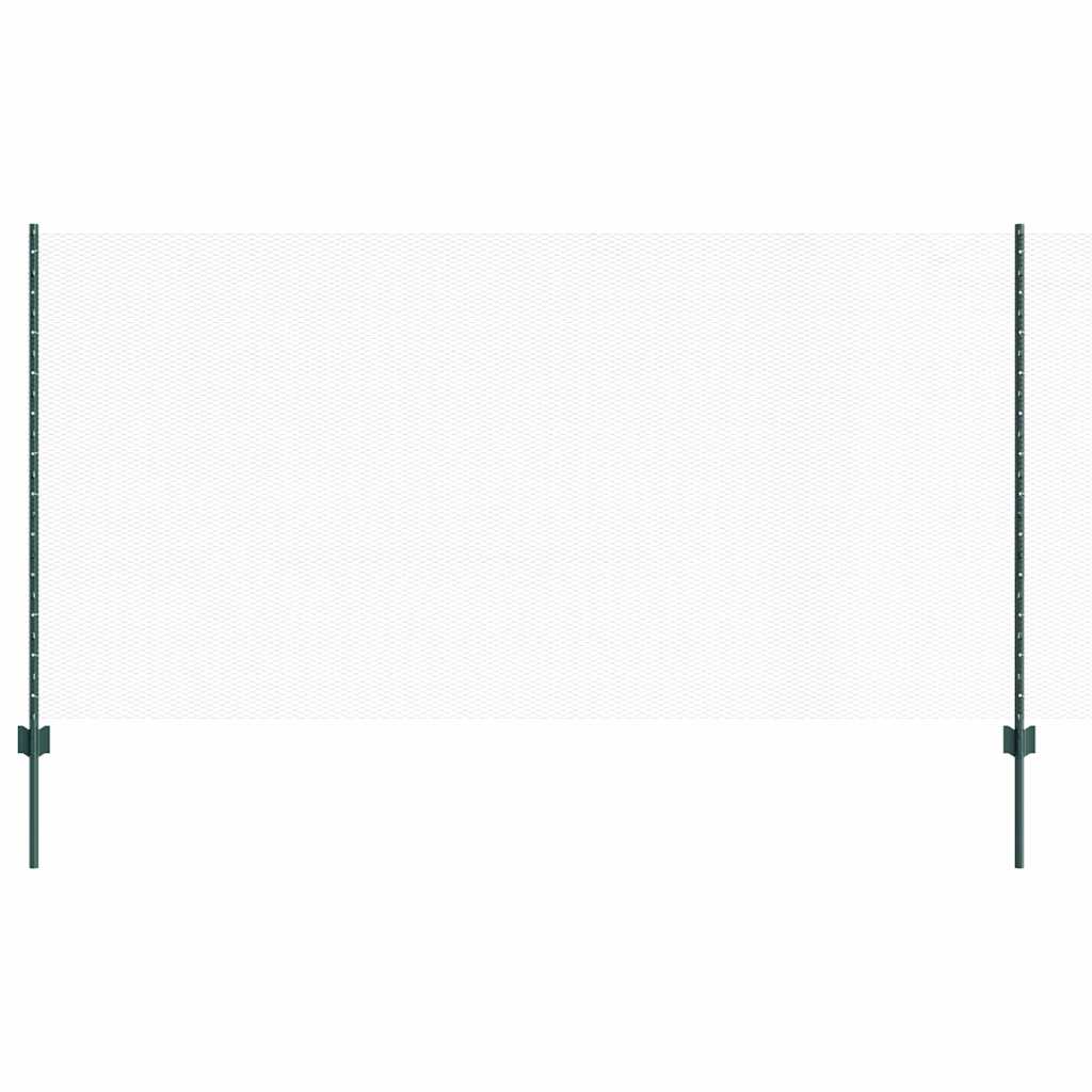 Recinzione Vidaxxl con palo verde 1,2 x 10 m in acciaio e PVC