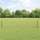 Valla vidaxl con poste gris 0,4 x 10 m acero y PVC