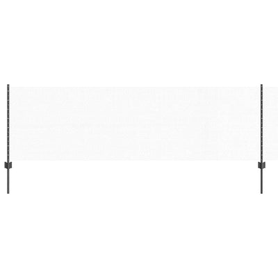 Recinzione Vidaxl con palo grigio 0,8 x 10 m in acciaio e PVC