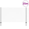 Valla vidaxl con poste acero gris 1,4 x 25 m