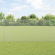 Valla vidaxl con poste plata 1,5 x 10 m acero