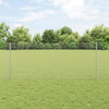 Vidaxl hek met paal zilver 1 x 25 m staal