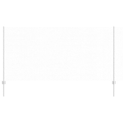 Vidaxl hek met paal zilver 1,2 x 25 m staal