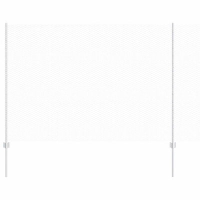 Recinzione Vidaxl con palo argento 1,6 x 25 m in acciaio