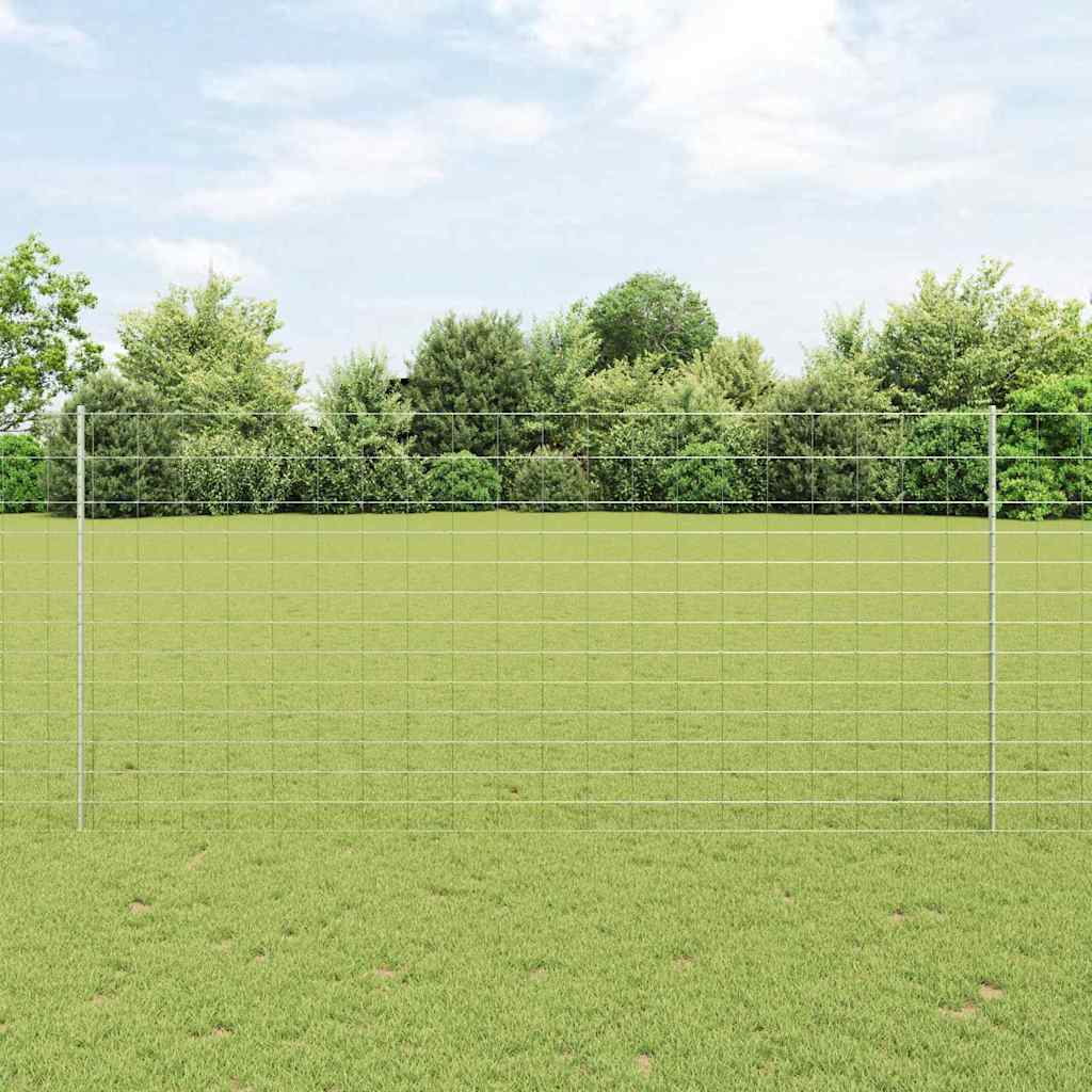 Recinzione Vidaxxl con palo argento 1,4 x 25 m in acciaio