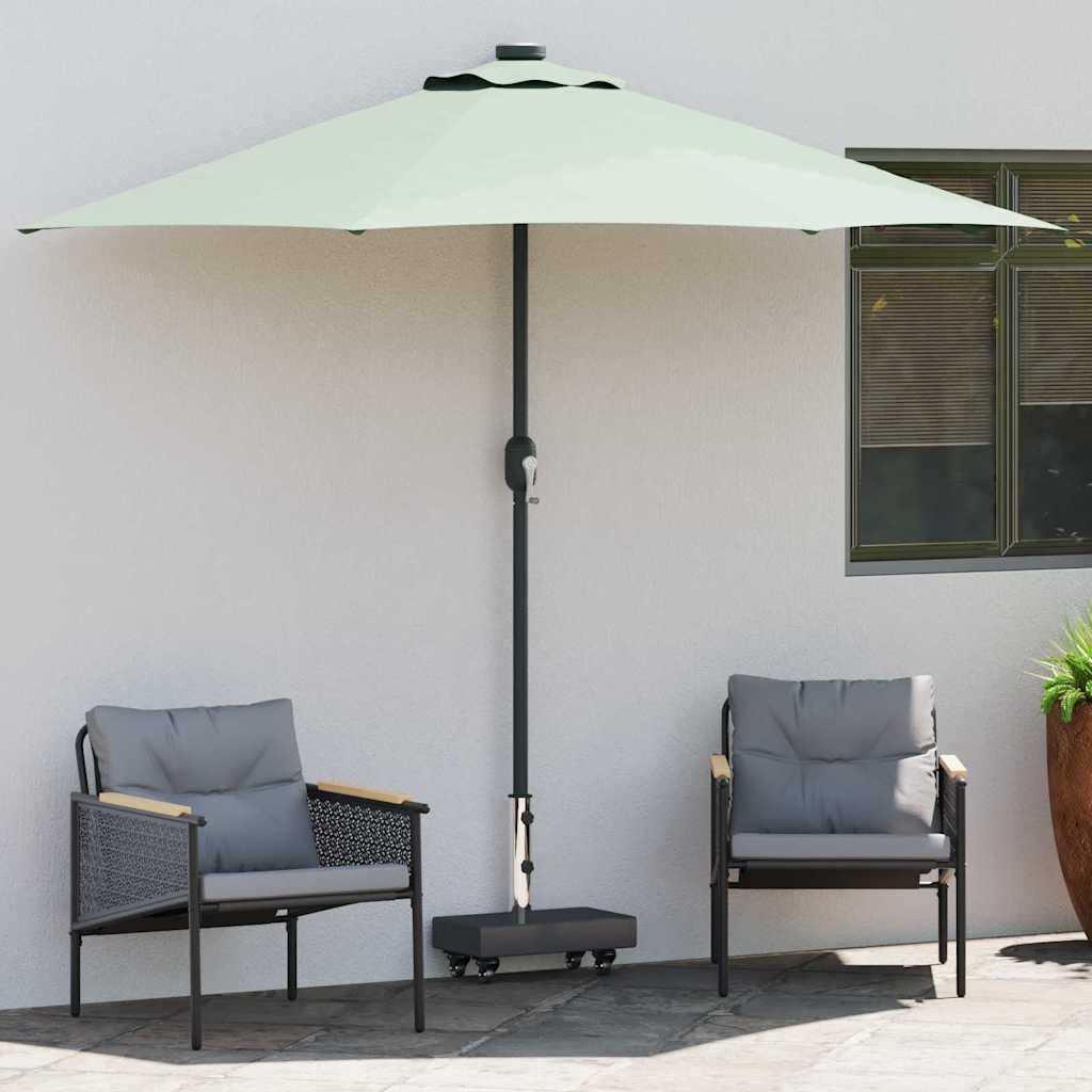 Base per ombrellone Vidaxl nera 45 x 25 x 45 cm granito