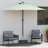 Vidaxl parasolvoet zwart 45 x 25 x 45 cm graniet