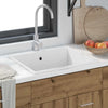 Lavello da cucina Vidaxx bianco 54 x 44 x 20 cm in granito