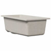 Vidaxl keukenwasbak beige 21 x 44 x 14 cm graniet