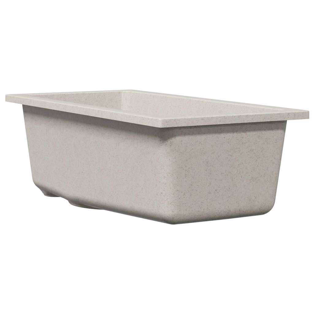 Lavello da cucina Vidaxx beige 21 x 44 x 14 cm in granito