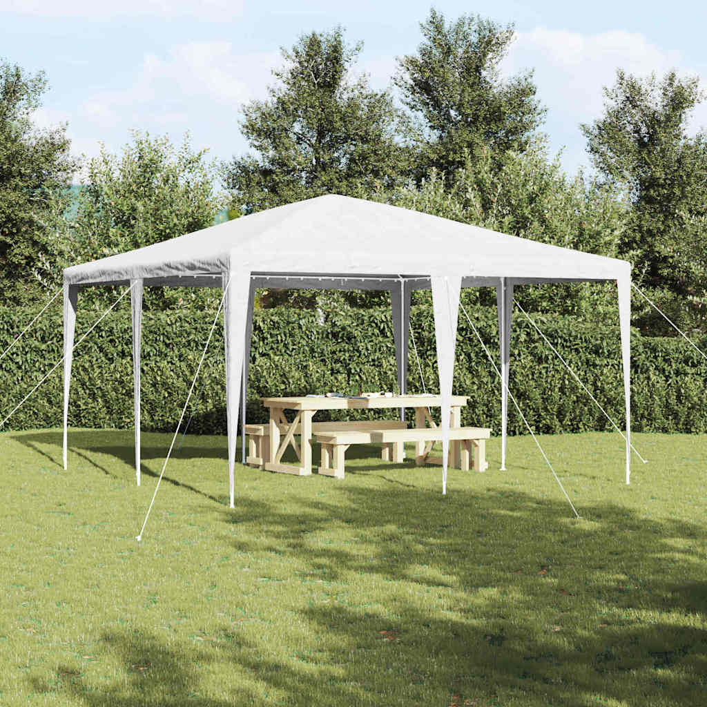 Tenda da festa Vidaxx bianca 400 x 400 x 266 cm in polietilene e acciaio