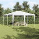 Tenda da festa Vidaxx bianca 400 x 400 x 266 cm in polietilene e acciaio
