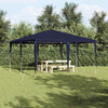 Vidaxl partytent blauw 400 x 400 x 266 cm polyethyleen en staal