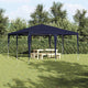 Tenda da festa Vidaxx blu 400 x 400 x 266 cm in polietilene e acciaio