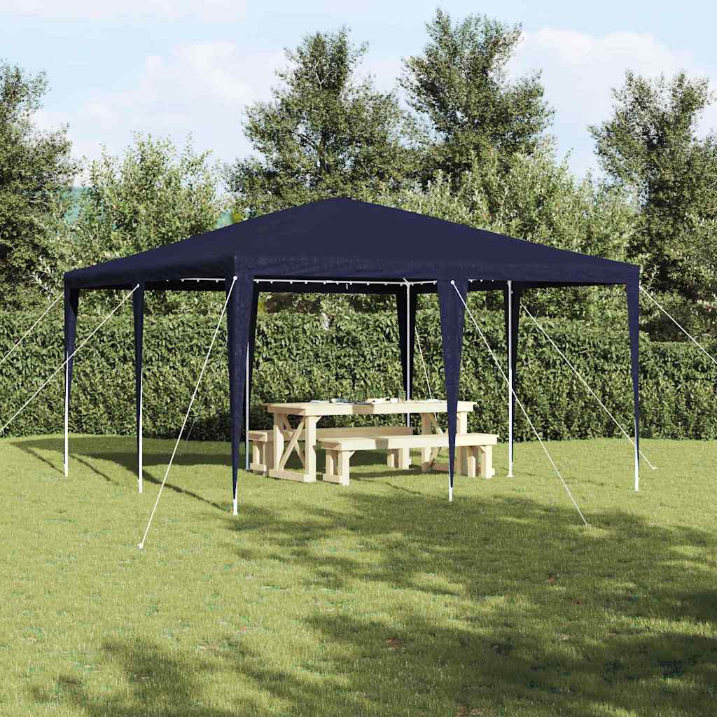 Tenda da festa Vidaxx blu 400 x 400 x 266 cm in polietilene e acciaio