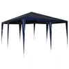Vidaxl partytent blauw 400 x 400 x 266 cm polyethyleen en staal