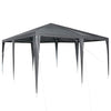 Carpa para fiestas vidaxx antracita 400 x 400 x 266 cm polietileno y acero