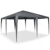 Carpa para fiestas vidaxx antracita 400 x 400 x 266 cm polietileno y acero