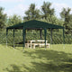 Tenda da festa Vidaxx verde 400 x 400 x 266 cm in polietilene e acciaio