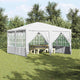 Tenda da festa Vidaxx bianca 400 x 400 x 266 cm in polietilene