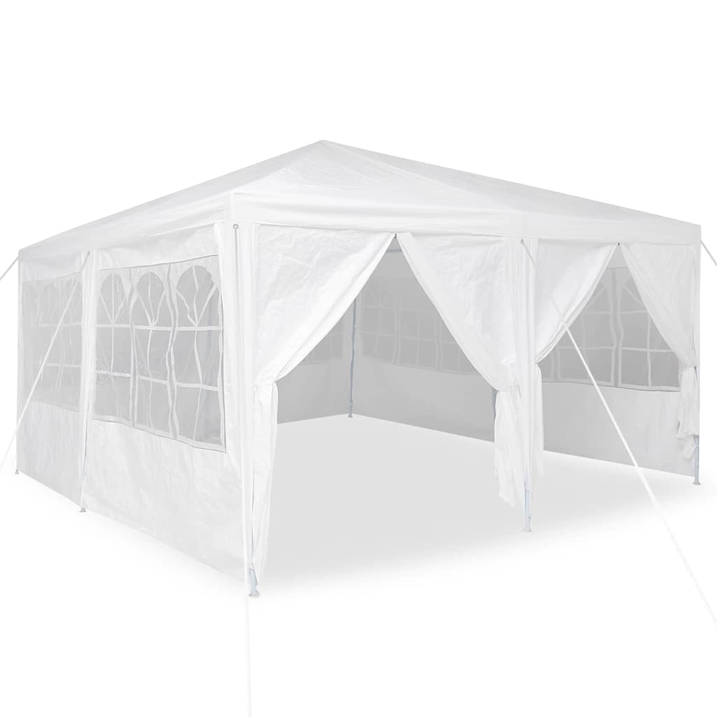Carpa para fiestas vidaxx blanco 400 x 400 x 266 cm polietileno