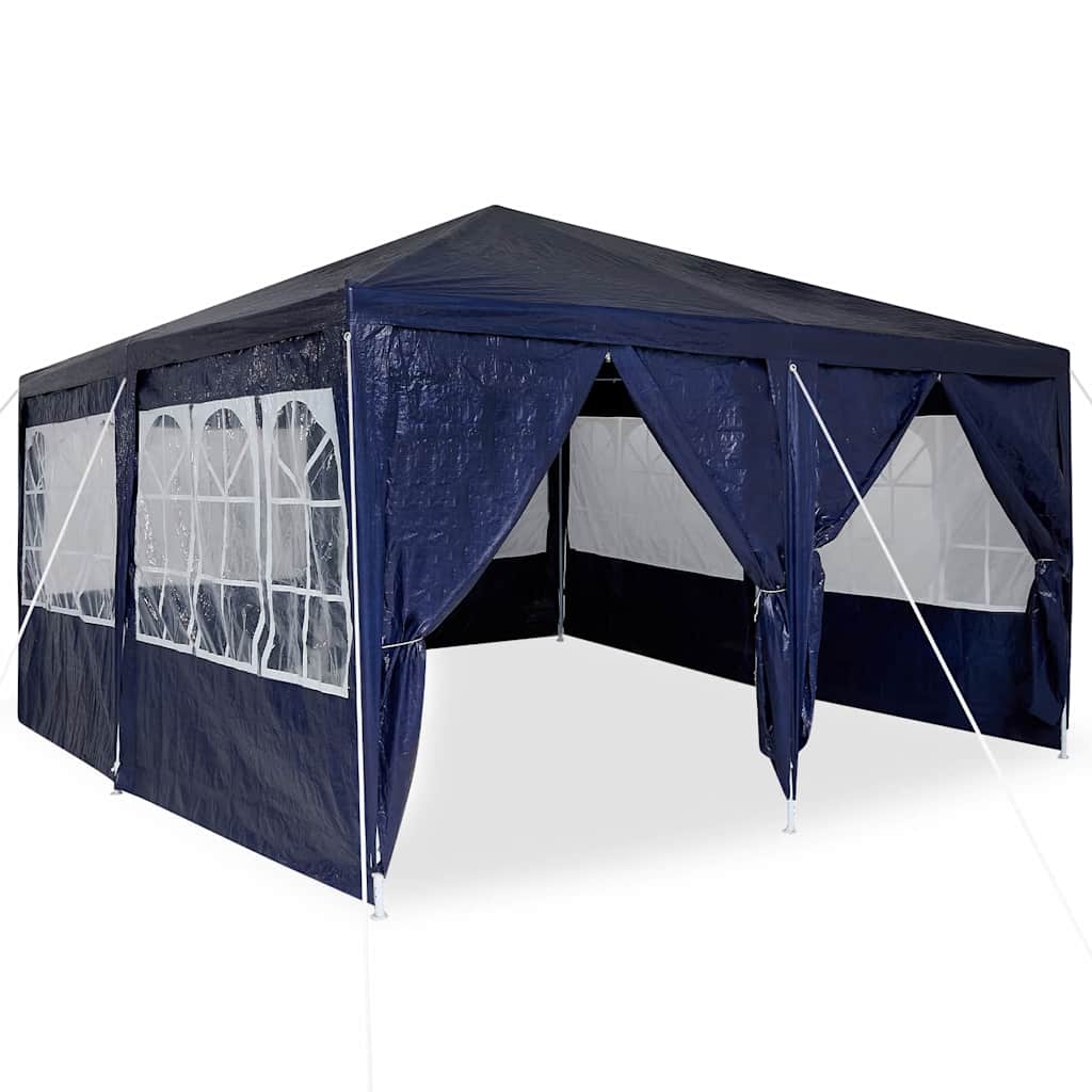 Carpa para fiestas vidaxx azul 400 x 400 x 266 cm polietileno