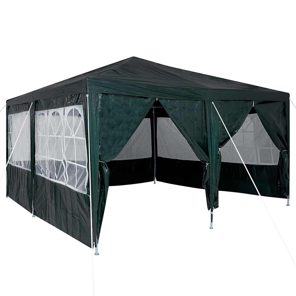 Carpa para fiestas vidaxx verde 400 x 400 x 266 cm polietileno