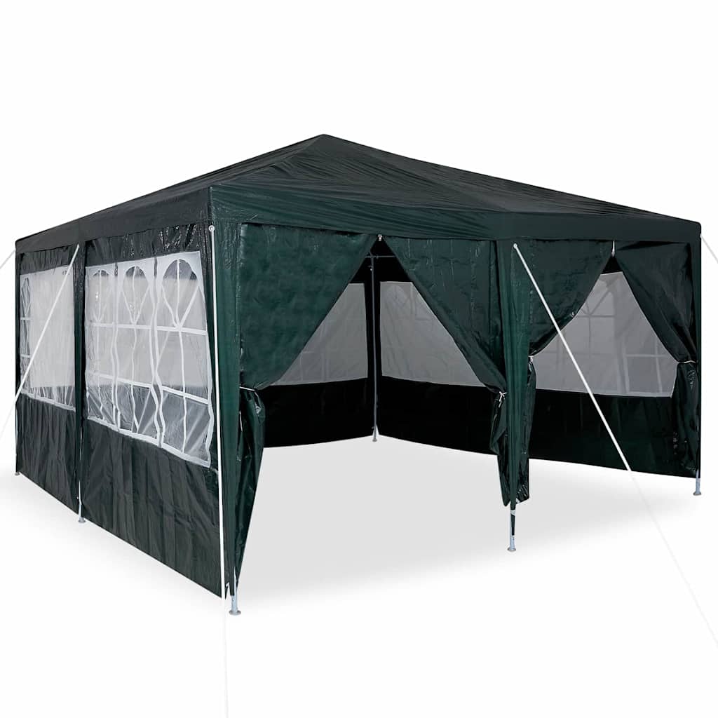 Carpa para fiestas vidaxx verde 400 x 400 x 266 cm polietileno