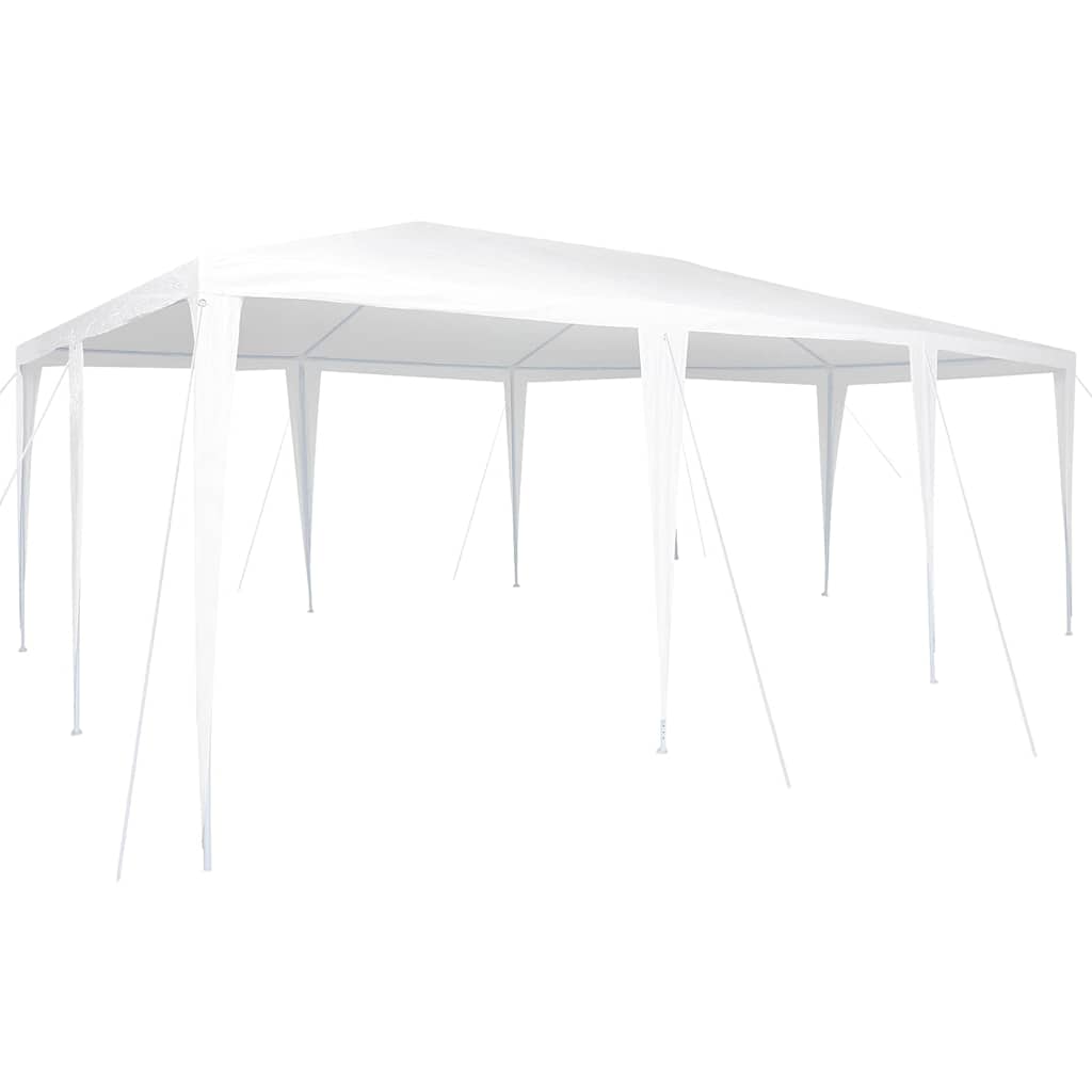 Tenda da festa Vidaxx bianca 600 x 400 x 266 cm in polietilene e acciaio