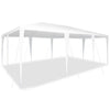 Vidaxl partytent wit 600 x 400 x 266 cm polyethyleen en staal