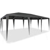 Vidaxl partytent antraciet 600 x 400 x 266 cm polyethyleen en staal