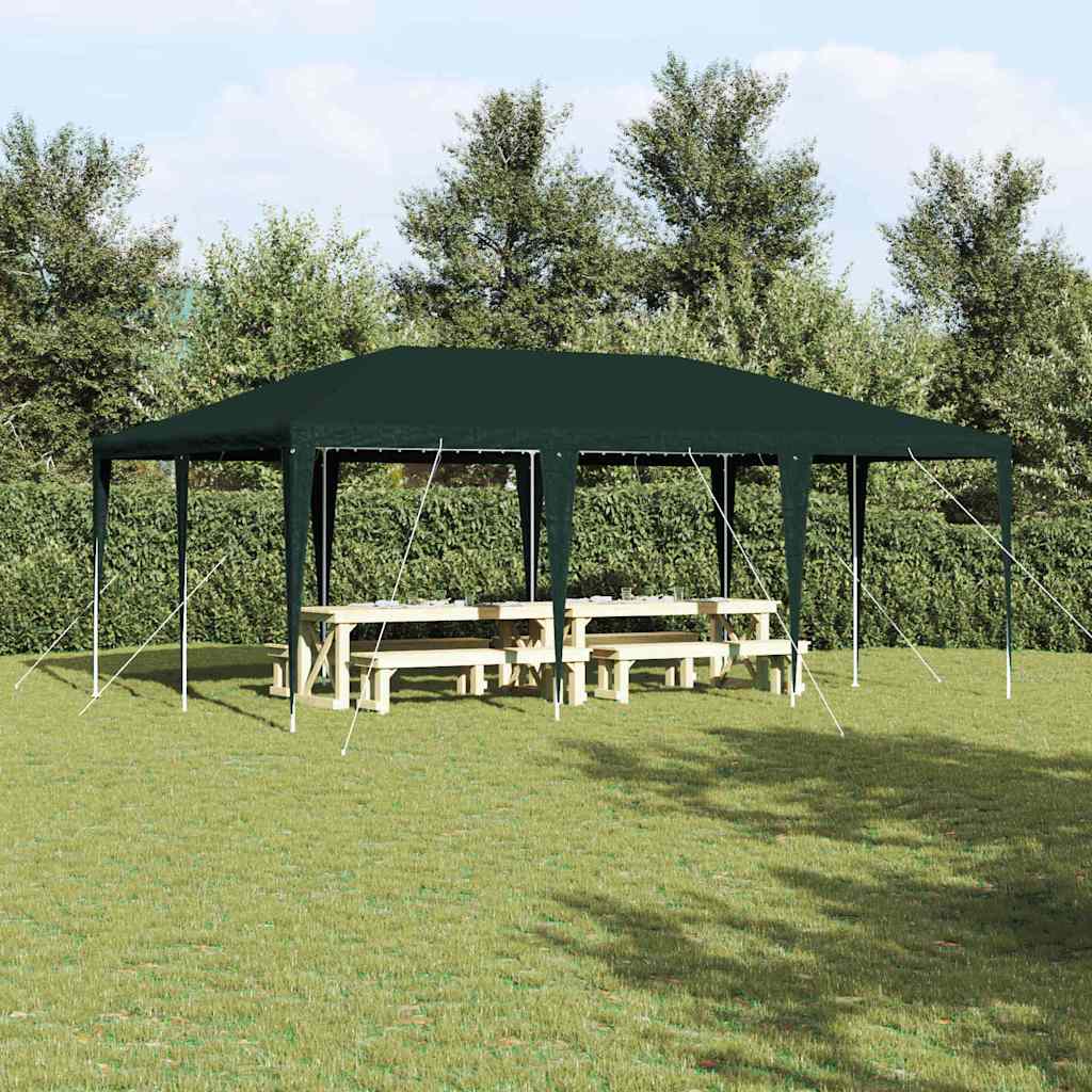Tenda da festa Vidaxx verde 600 x 400 x 266 cm in polietilene e acciaio