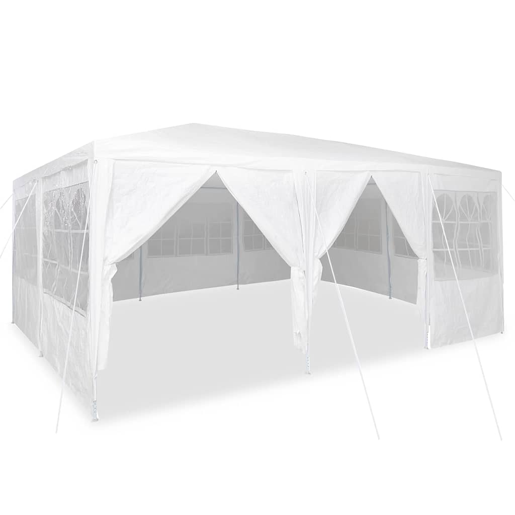 Carpa para fiestas vidaxx blanco 600 x 400 x 266 cm polietileno