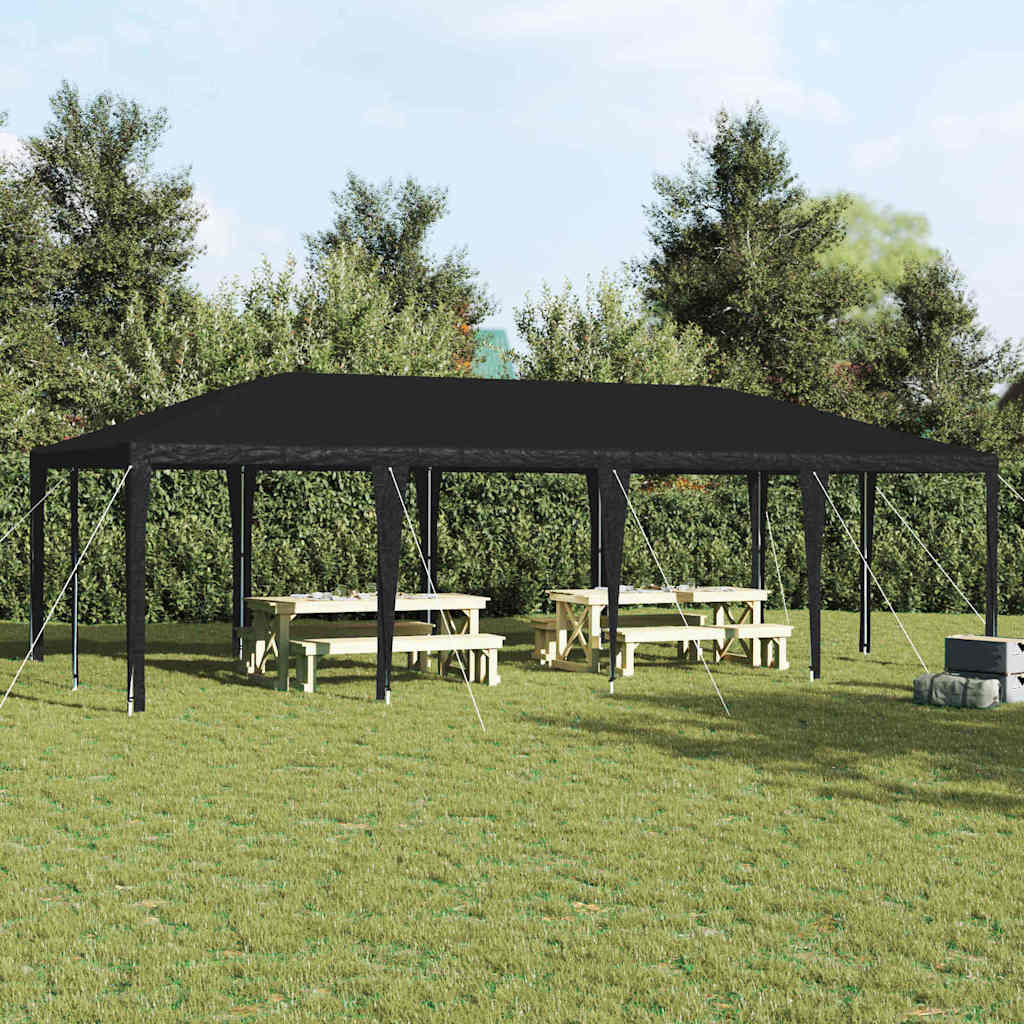 Vidaxl partytent antraciet 800 x 400 x 266 cm polyethyleen en staal