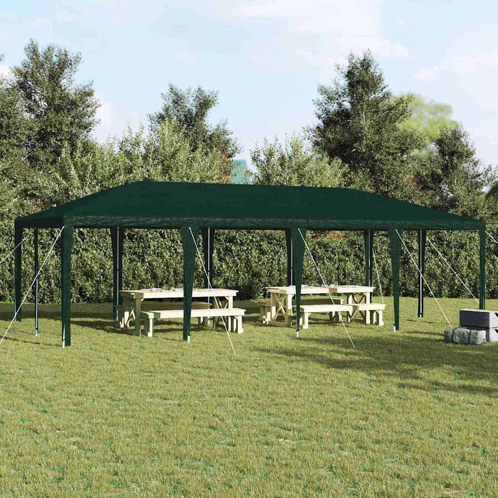 Tenda da festa Vidaxx verde 800 x 400 x 266 cm in polietilene e acciaio