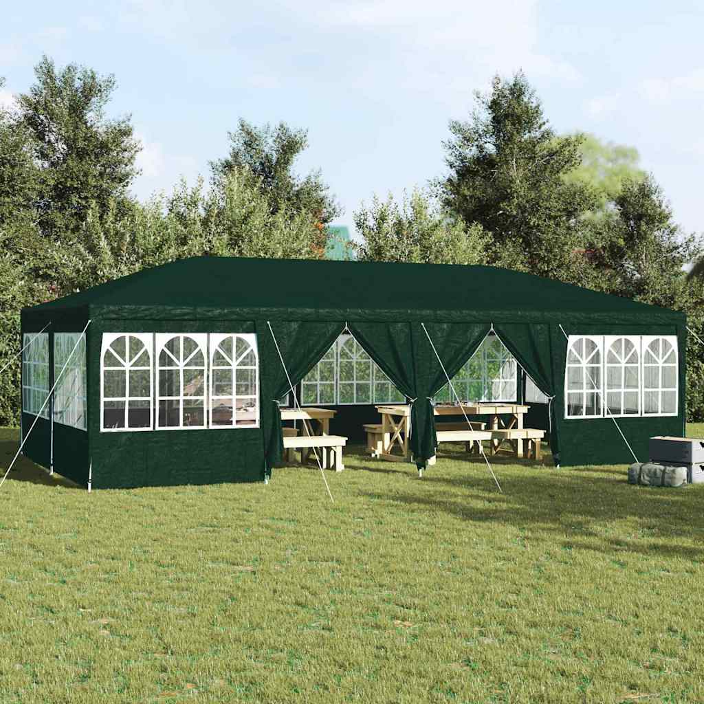 Carpa para fiestas vidaxx verde 800 x 400 x 266 cm polietileno