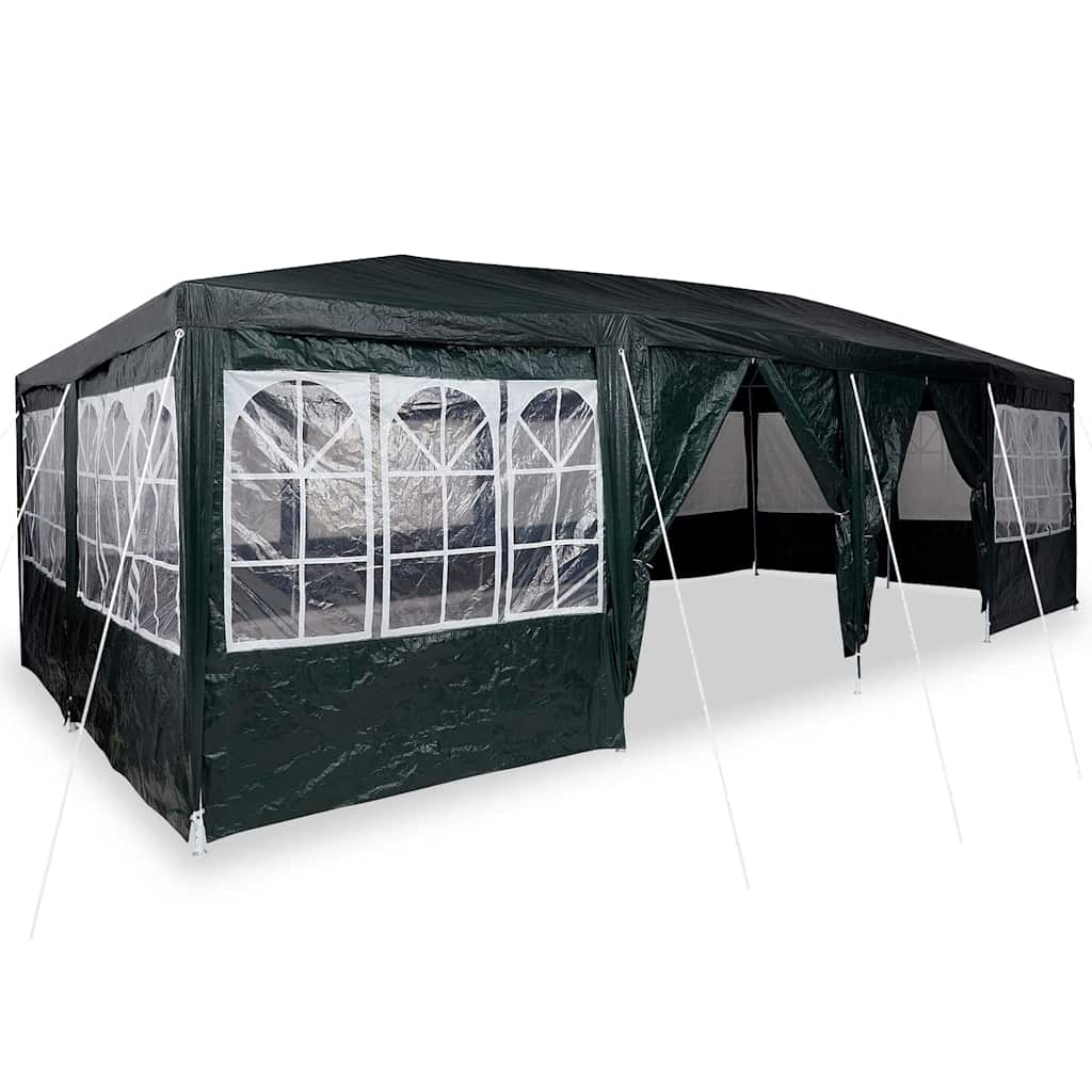 Carpa para fiestas vidaxx verde 800 x 400 x 266 cm polietileno