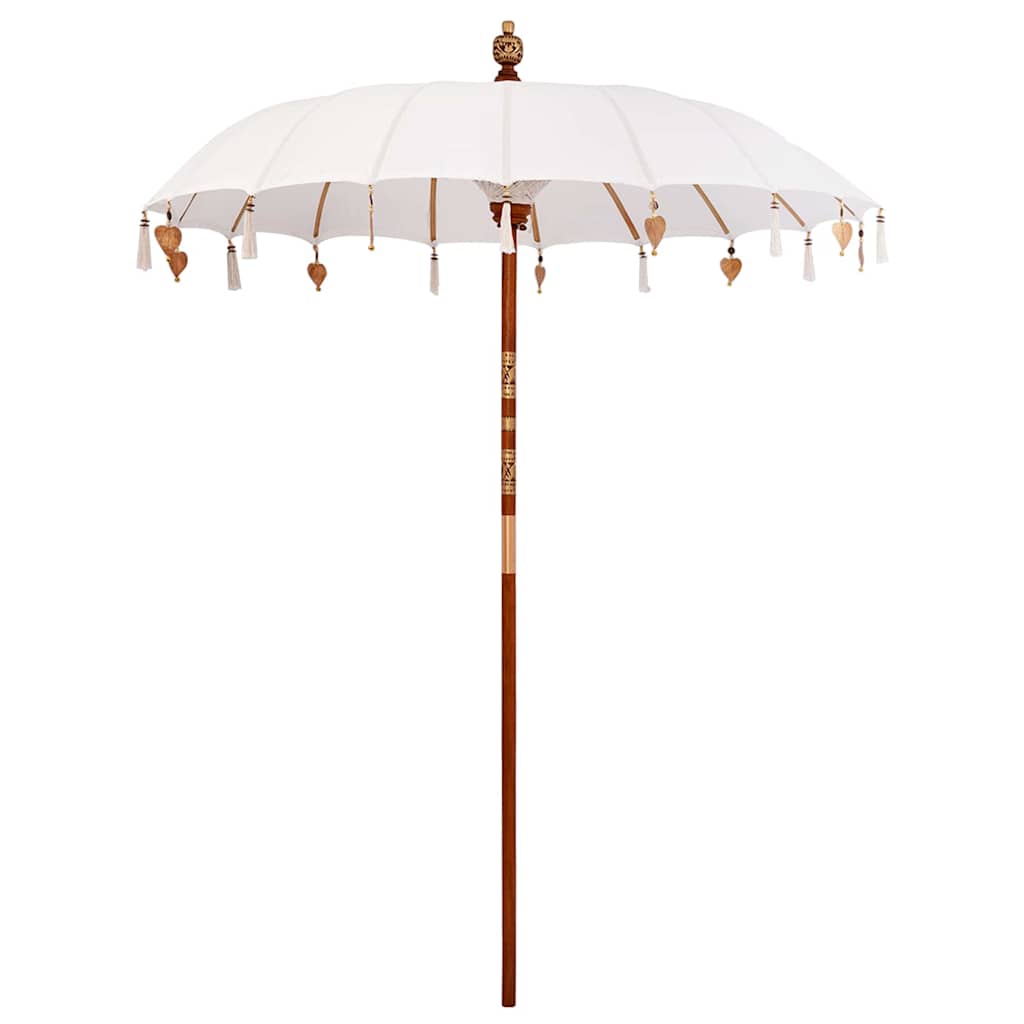 Vidaxl balinese parasol crème 190 x 190 x 260 cm